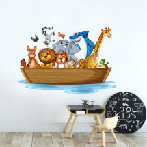 Animals in boat