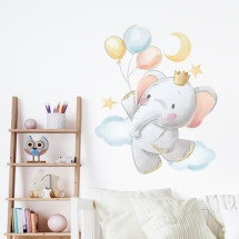 Elephant with balloons