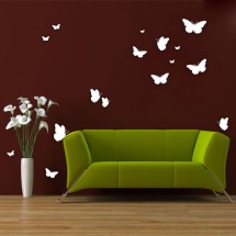 Set of Butterflies