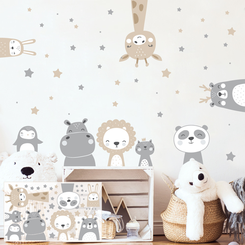Animals with stars