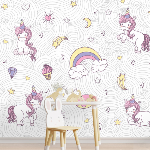 Wallpaper Unicorns