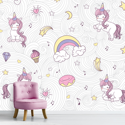 Wallpaper Unicorns