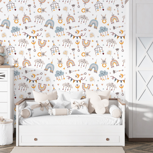 Wallpaper Baby toys