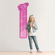 Height measure Pink rocket