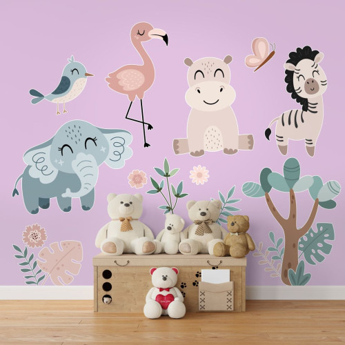 Flamingo and friends